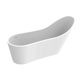 Ванна из искусственного камня Timo Kirsti KIRSTI1785R правая 180x75 см белый